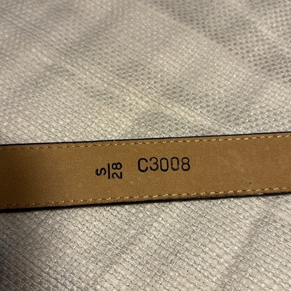 Brighton Womens Leather Belt Size S 28 Brown Reptile Golf Charm C3008